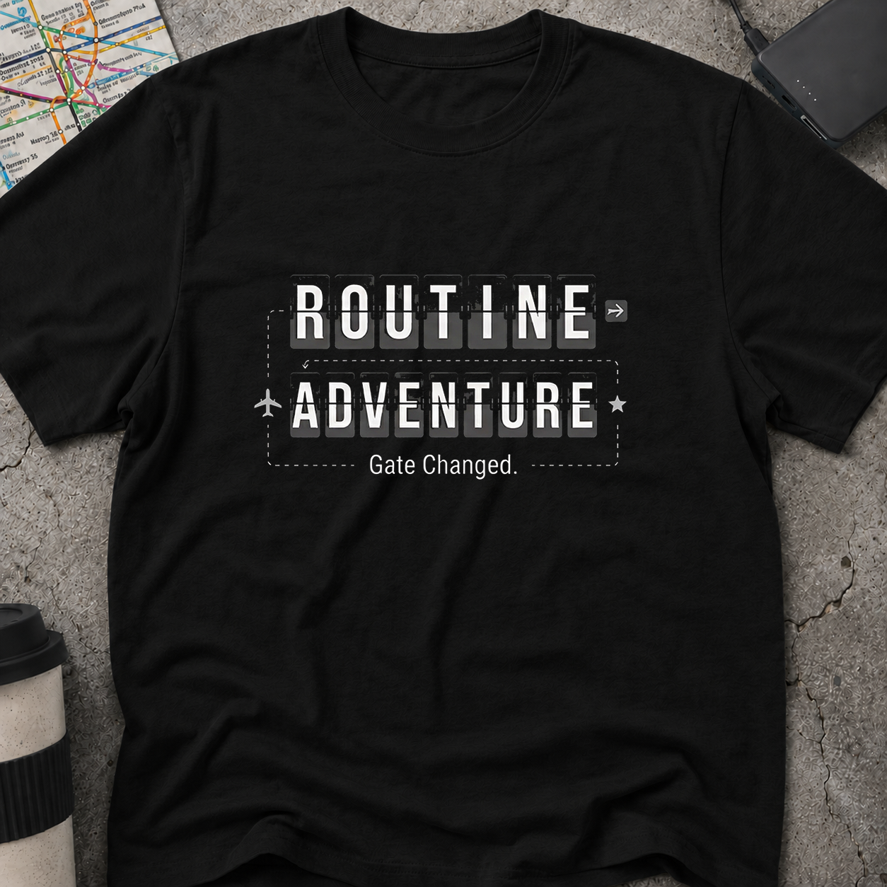 Gate Changed Flight Board T-Shirt