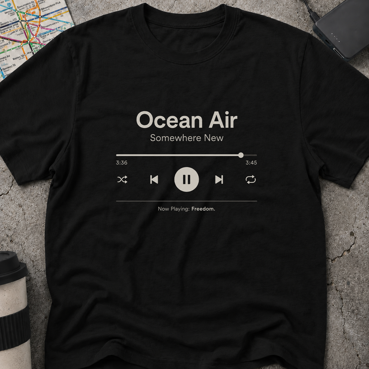 Now Playing Music Player T-Shirt