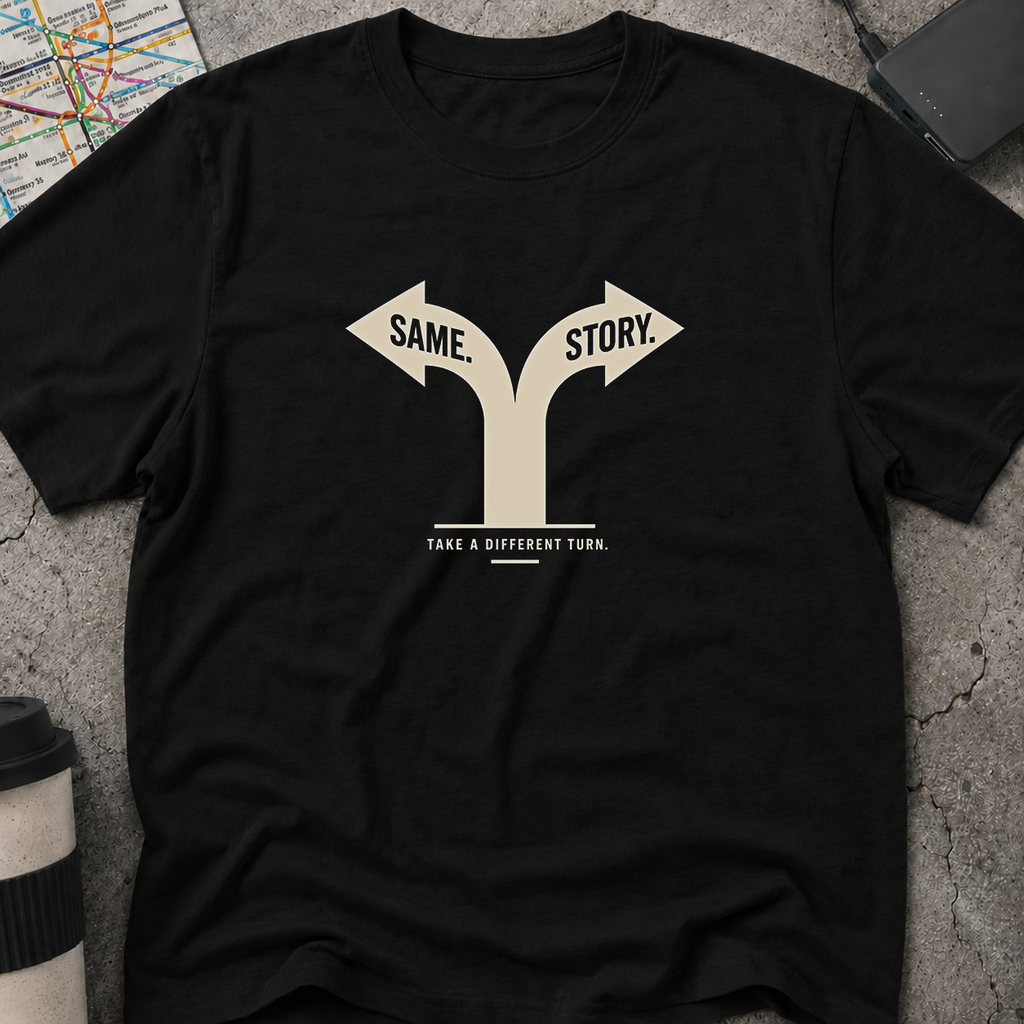 Take A Different Turn. Directional Arrow T-Shirt