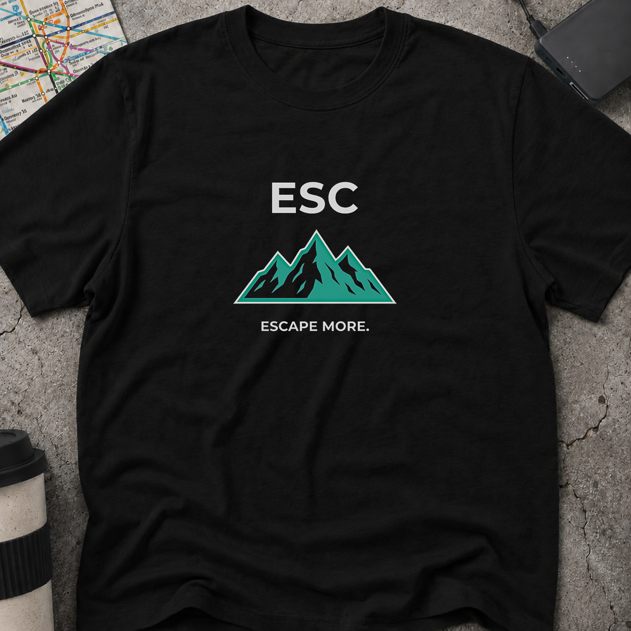 ESC, Escape More Mountain T-Shirt