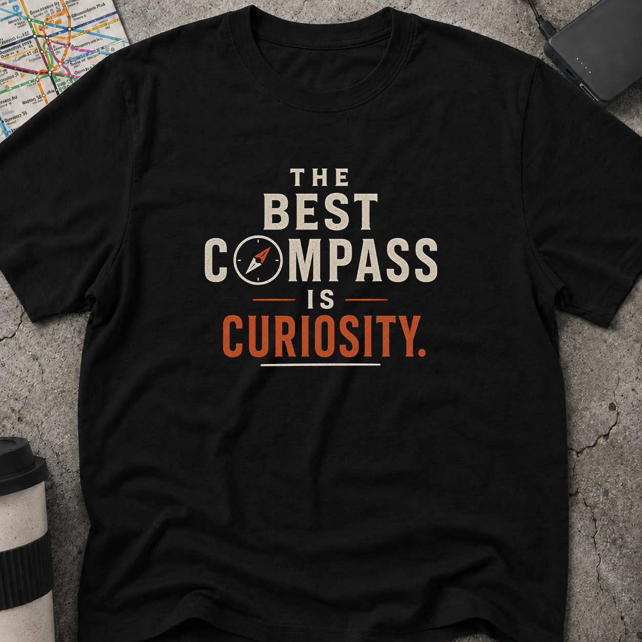 The Best Compass Is Curiosity T-Shirt
