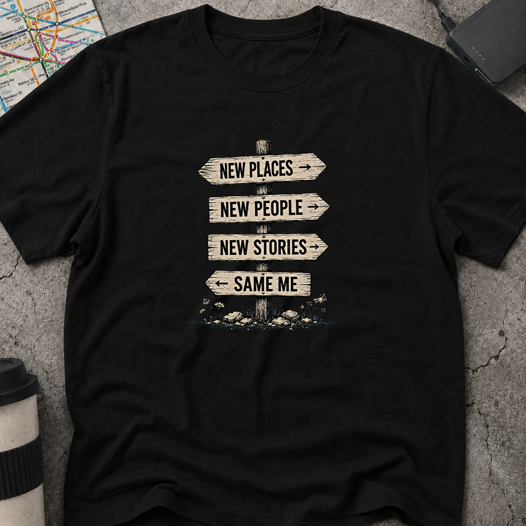 New Places New People New Stories T-Shirt