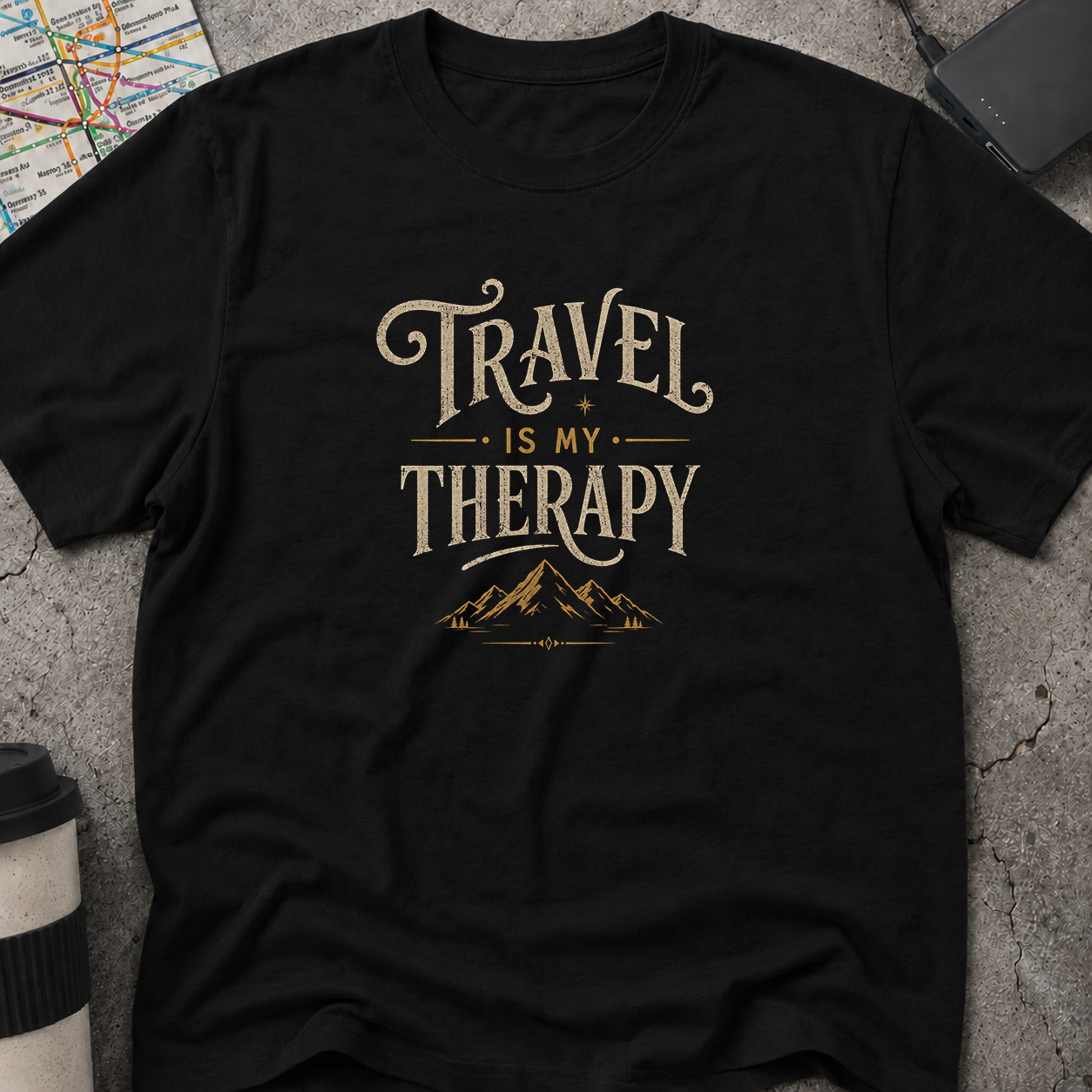 Travel Is My Therapy T-Shirt