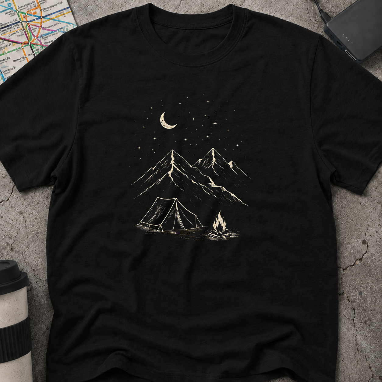 Starry Night Campsite T-Shirt