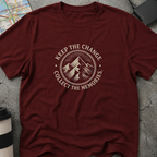 Keep The Change, Collect The Memories Mountain Badge T-Shirt