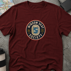 Window Seat Society, Est. Airplane Window Badge T-Shirt