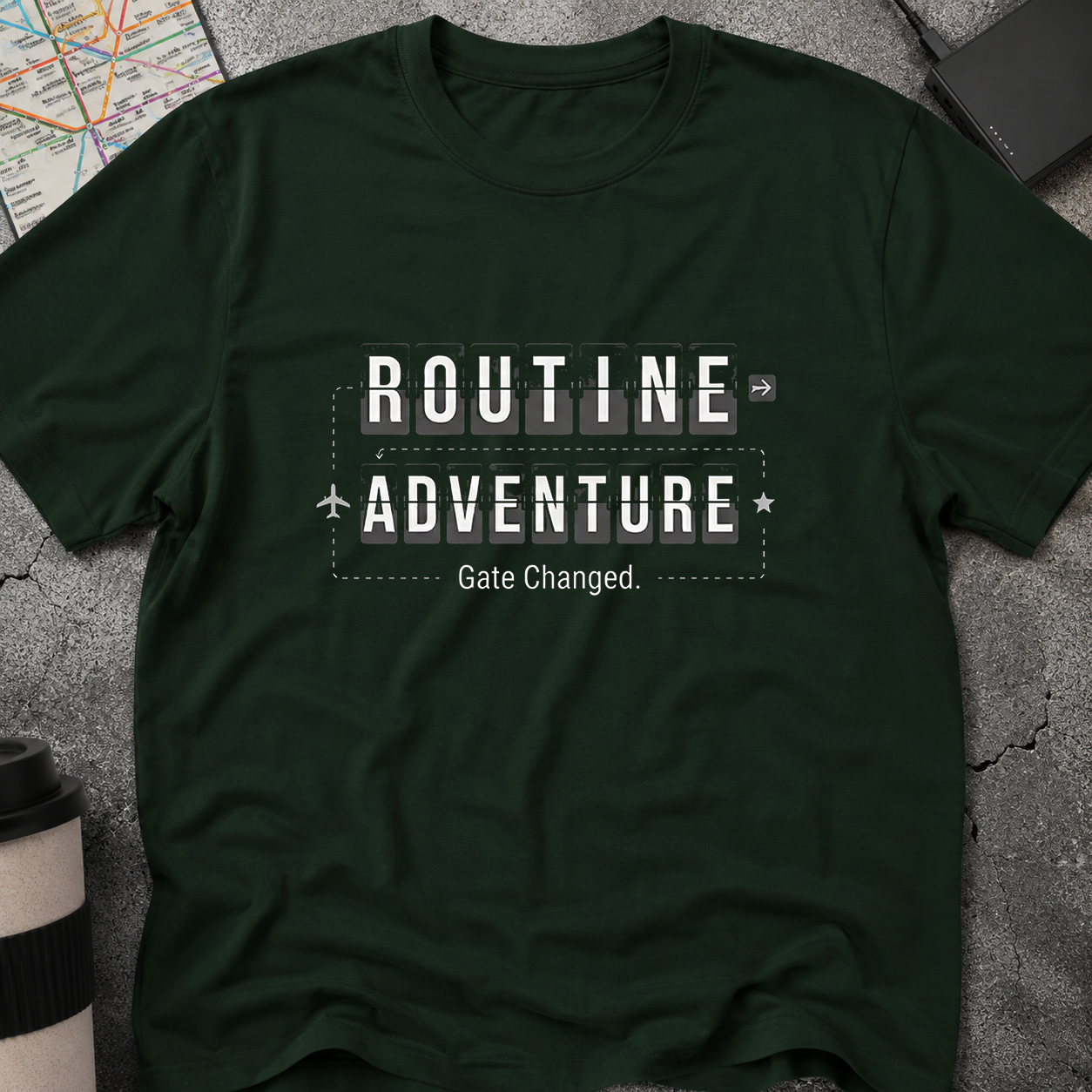 Gate Changed Flight Board T-Shirt