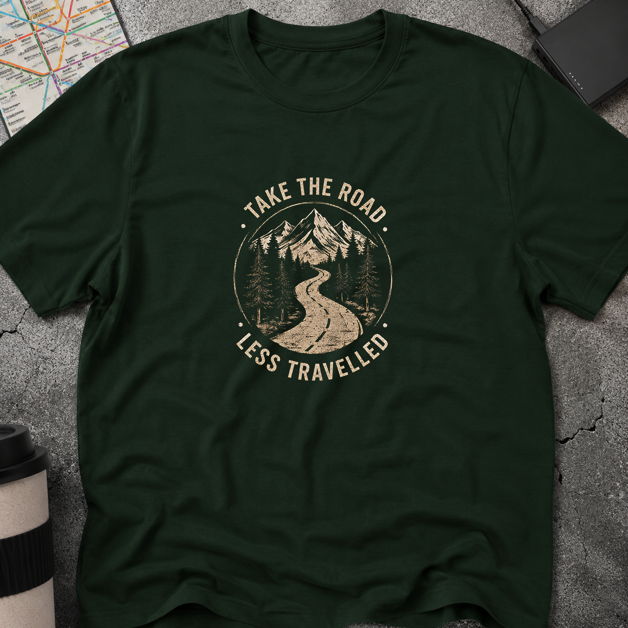 "Take The Road Less Travelled" T-Shirt