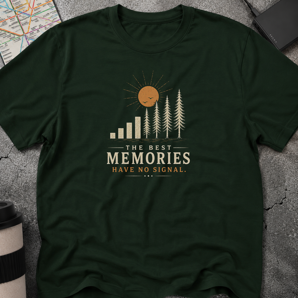 The Best Memories Have No Signal T-Shirt