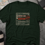 Delivered To: Adventure Shipping Label T-Shirt
