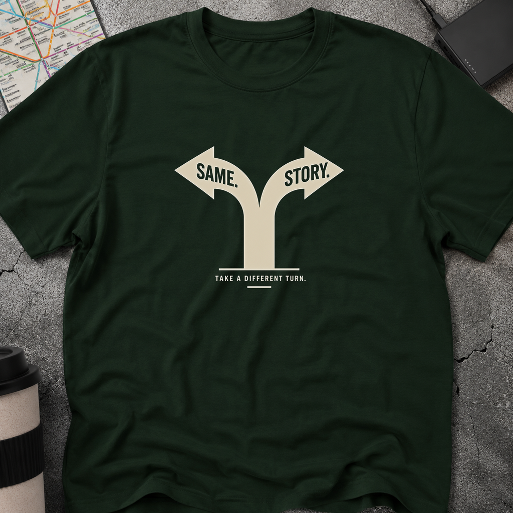 Take A Different Turn. Directional Arrow T-Shirt