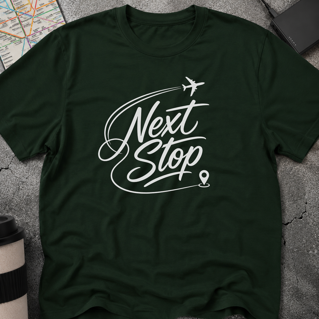 "Next Stop" Airplane T-Shirt