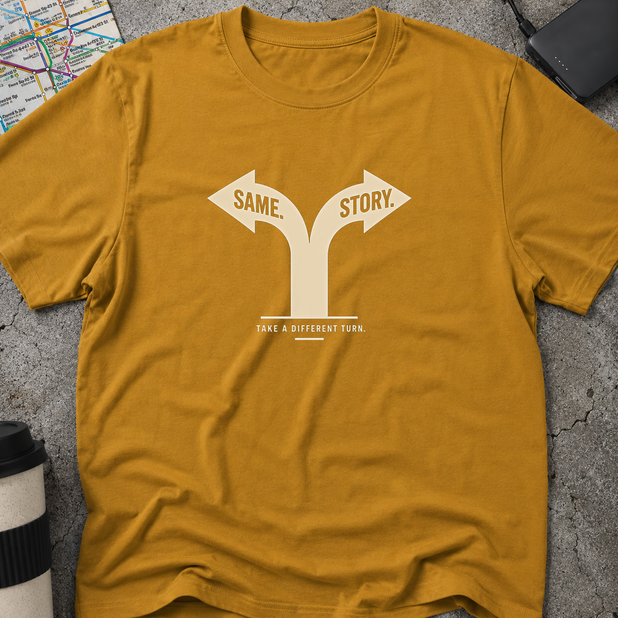 Take A Different Turn. Directional Arrow T-Shirt