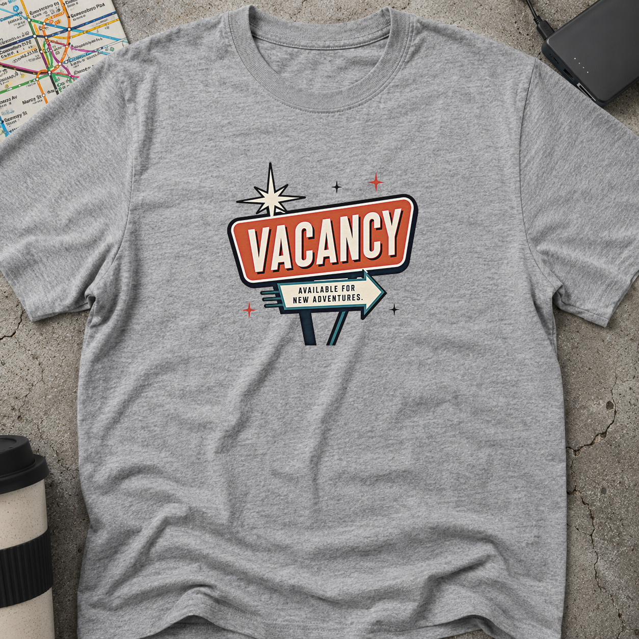 New Adventures Retro Sign T-Shirt