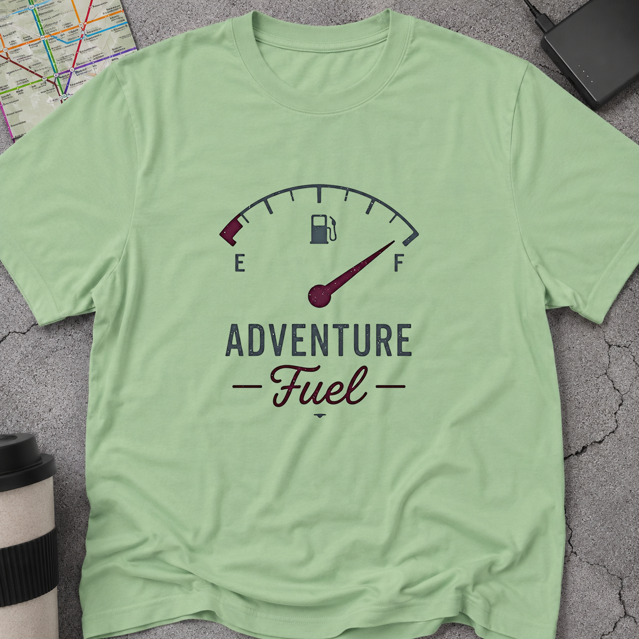"Adventure Fuel" Gauge T-Shirt