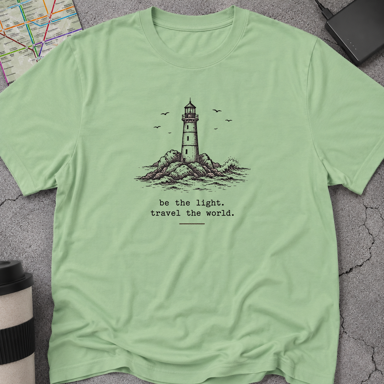 Be The Light Travel The World T-Shirt