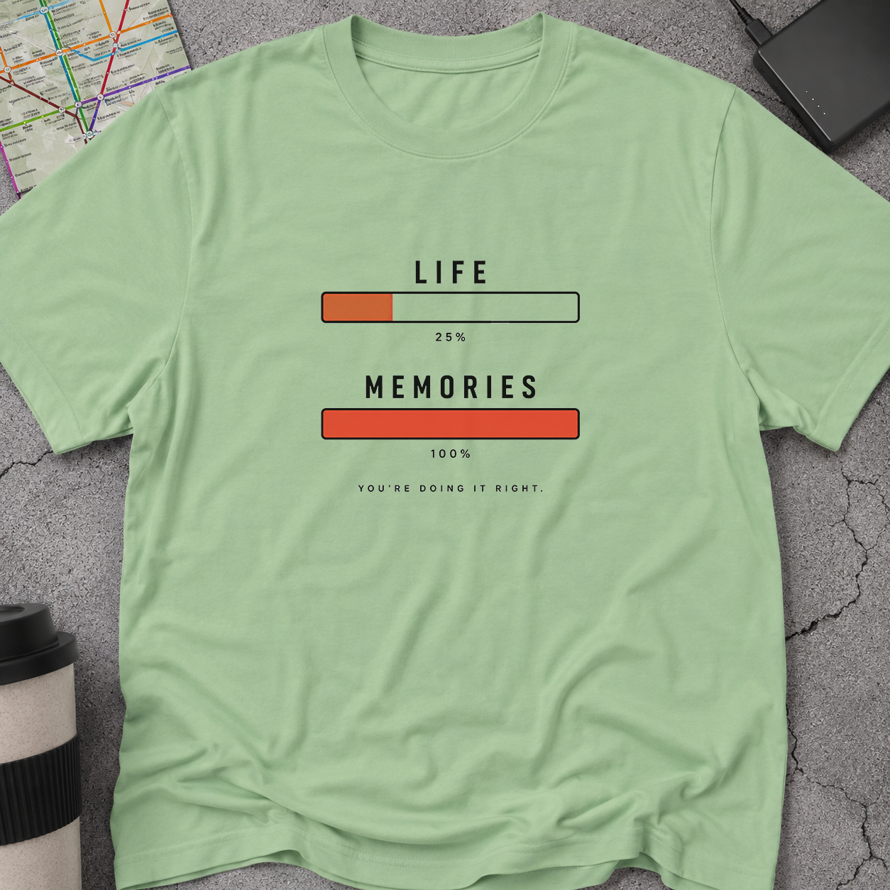 You're Doing It Right Progress Bar T-Shirt