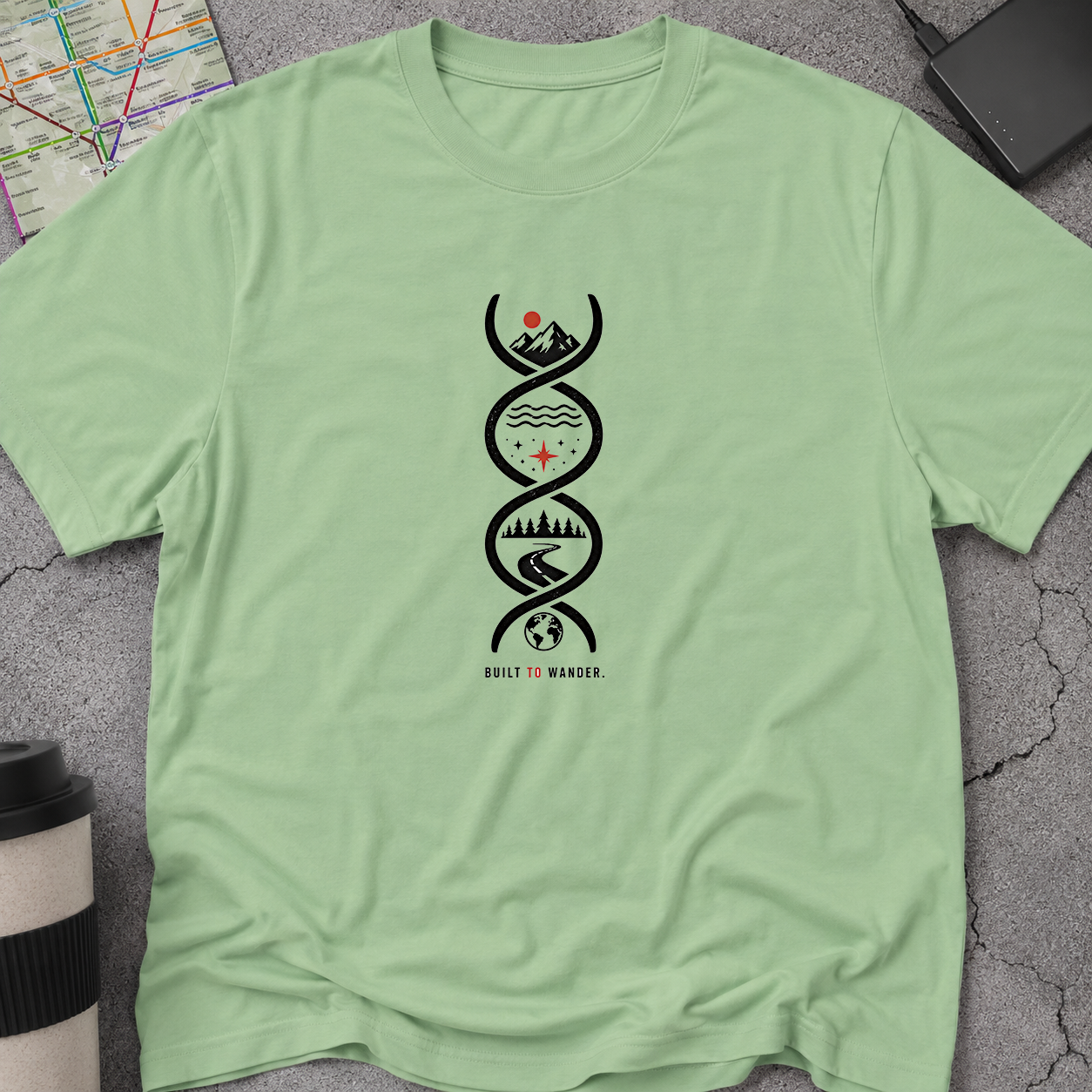 Built To Wander DNA Helix T-Shirt