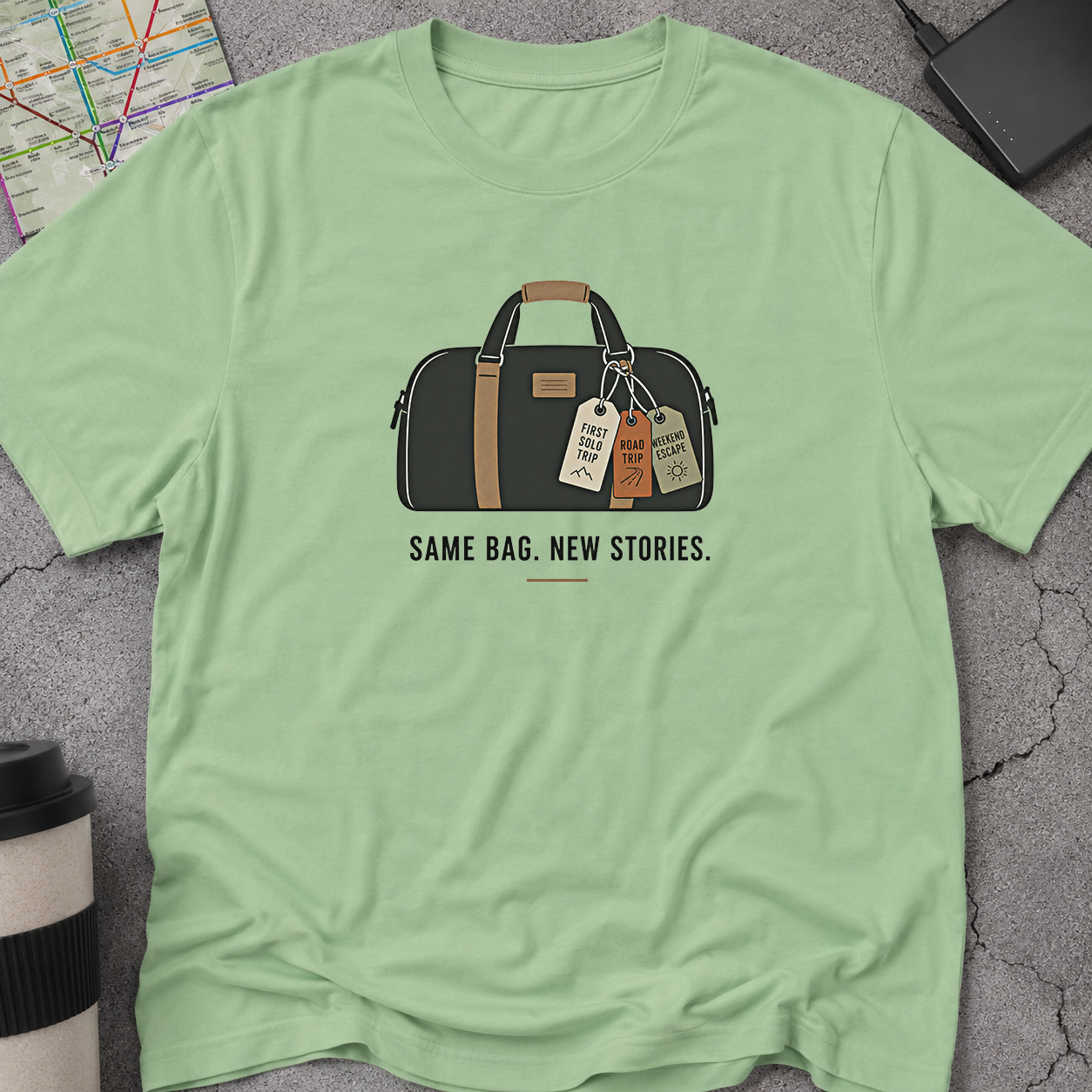 Same Bag. New Stories. Duffel Bag T-Shirt