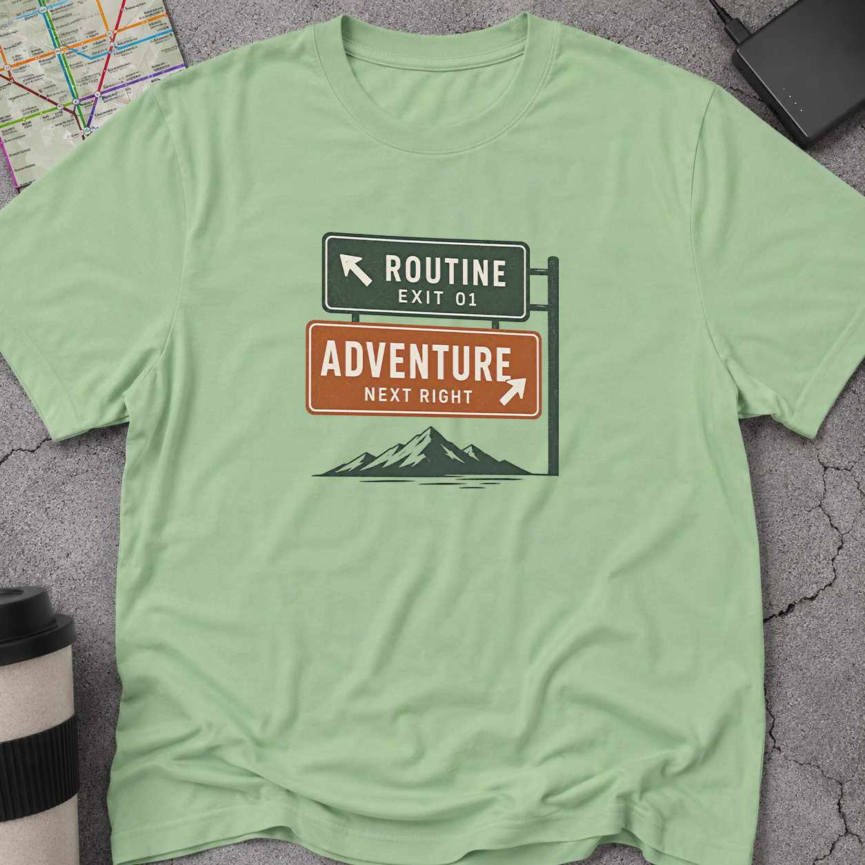 Routine to Adventure T-Shirt