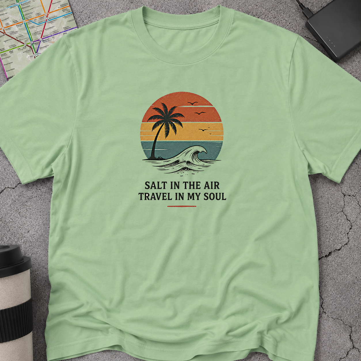 Salt In The Air Travel In My Soul T-Shirt