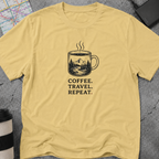 Coffee Travel Repeat T-Shirt