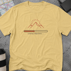 Loading Happiness... Mountain Progress Bar T-Shirt