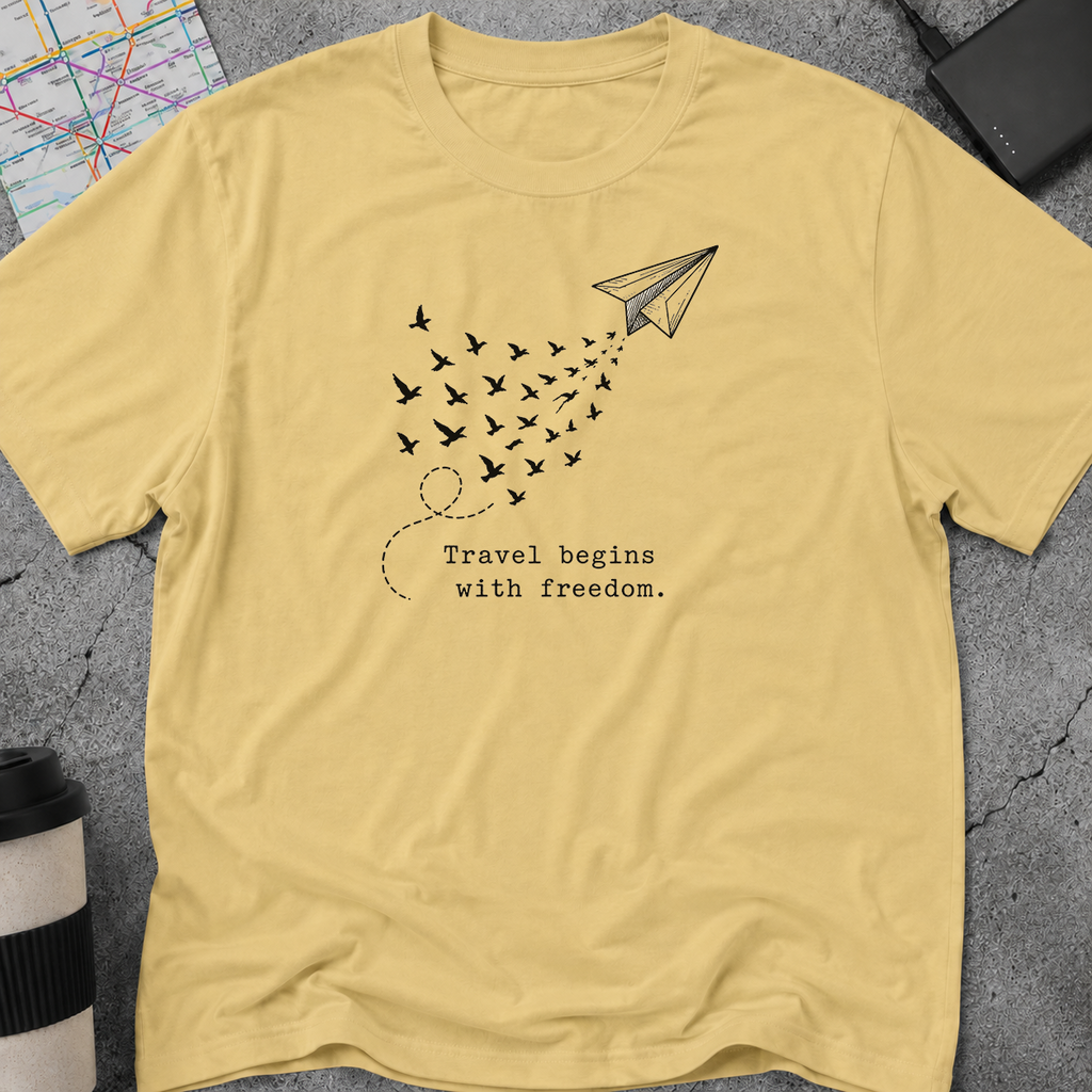 Travel Begins With Freedom T-Shirt