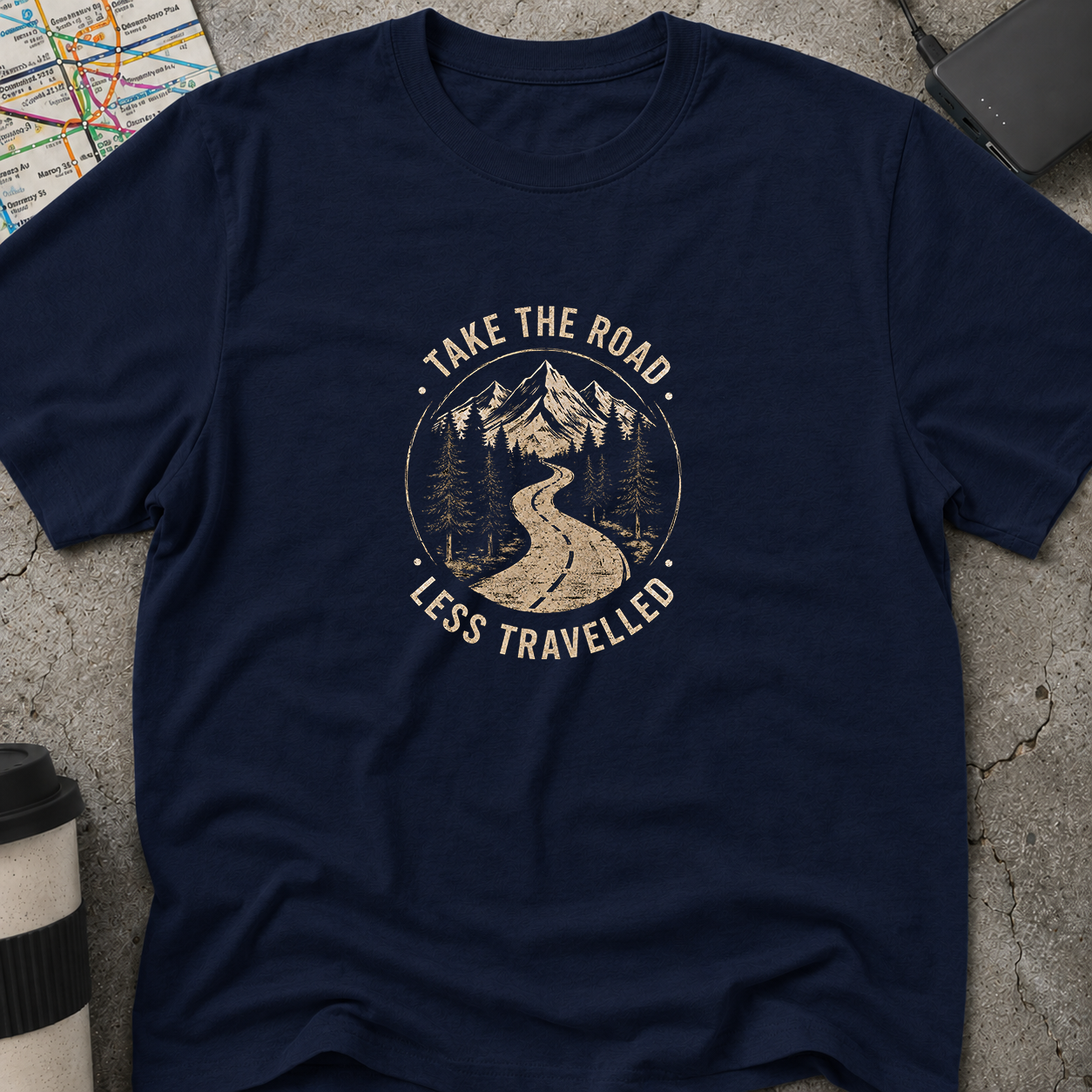 "Take The Road Less Travelled" T-Shirt