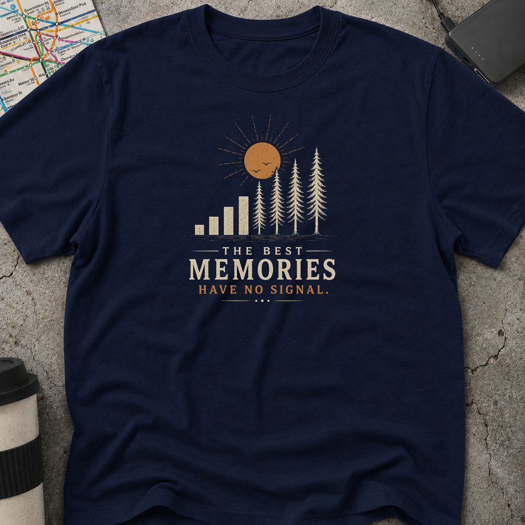 The Best Memories Have No Signal T-Shirt