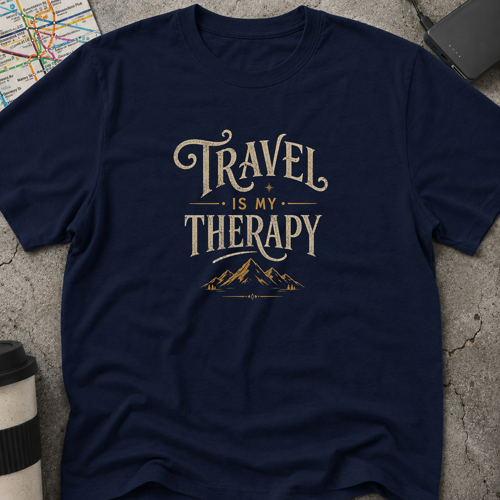 Travel Is My Therapy T-Shirt