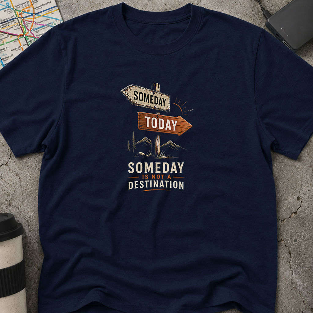 Someday Is Not A Destination Signpost T-Shirt