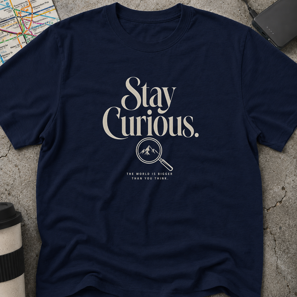 The World Is Bigger Than You Think Magnifying Glass T-Shirt
