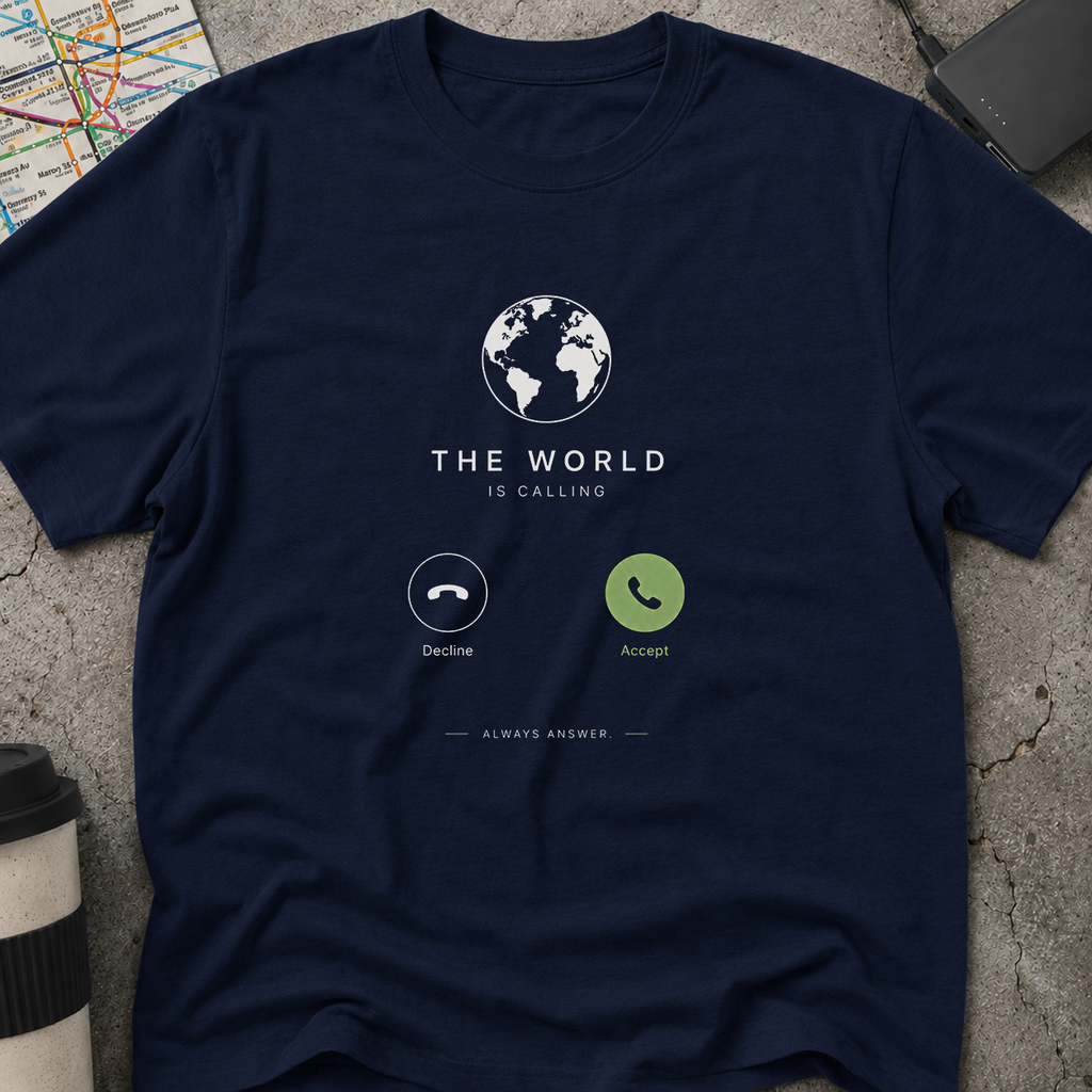 The World Is Calling, Always Answer T-Shirt