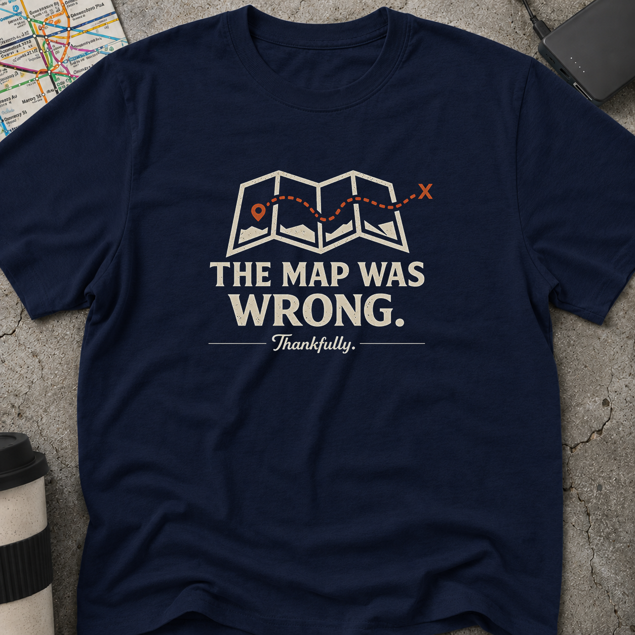 The Map Was Wrong, Thankfully T-Shirt