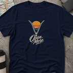 Open More Zipper Sunset T-Shirt