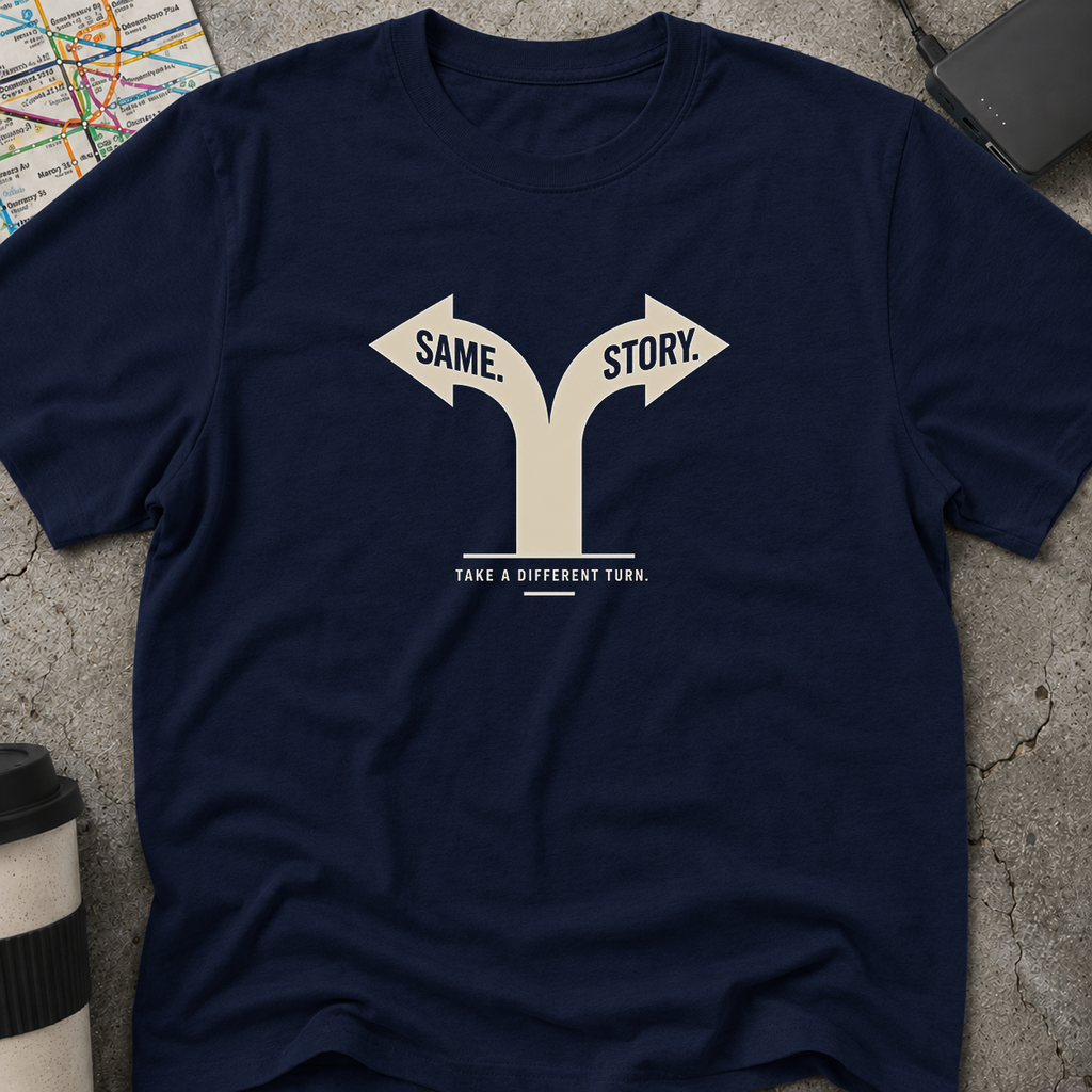Take A Different Turn. Directional Arrow T-Shirt