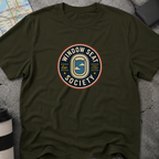 Window Seat Society, Est. Airplane Window Badge T-Shirt