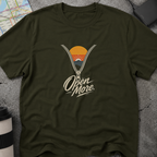 Open More Zipper Sunset T-Shirt
