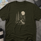 Moonlit Forest Path T-Shirt