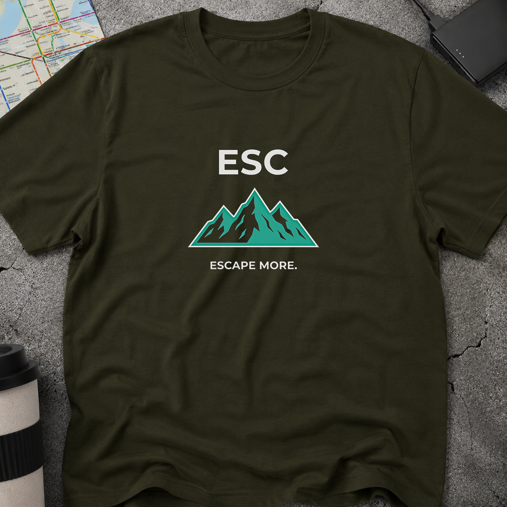 ESC, Escape More Mountain T-Shirt