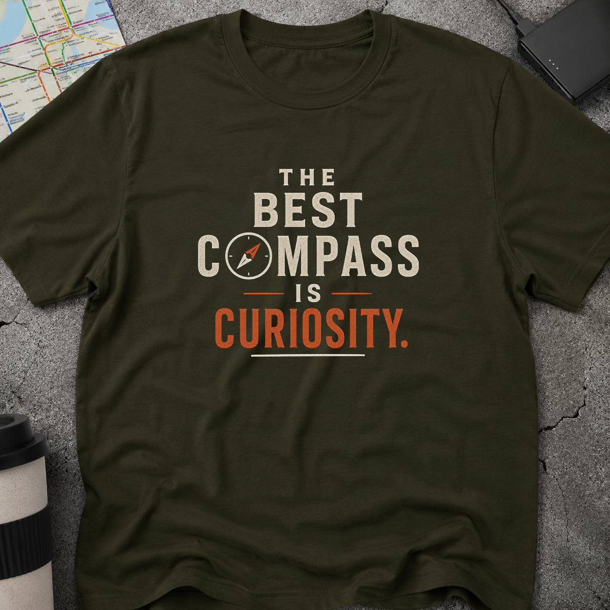 The Best Compass Is Curiosity T-Shirt