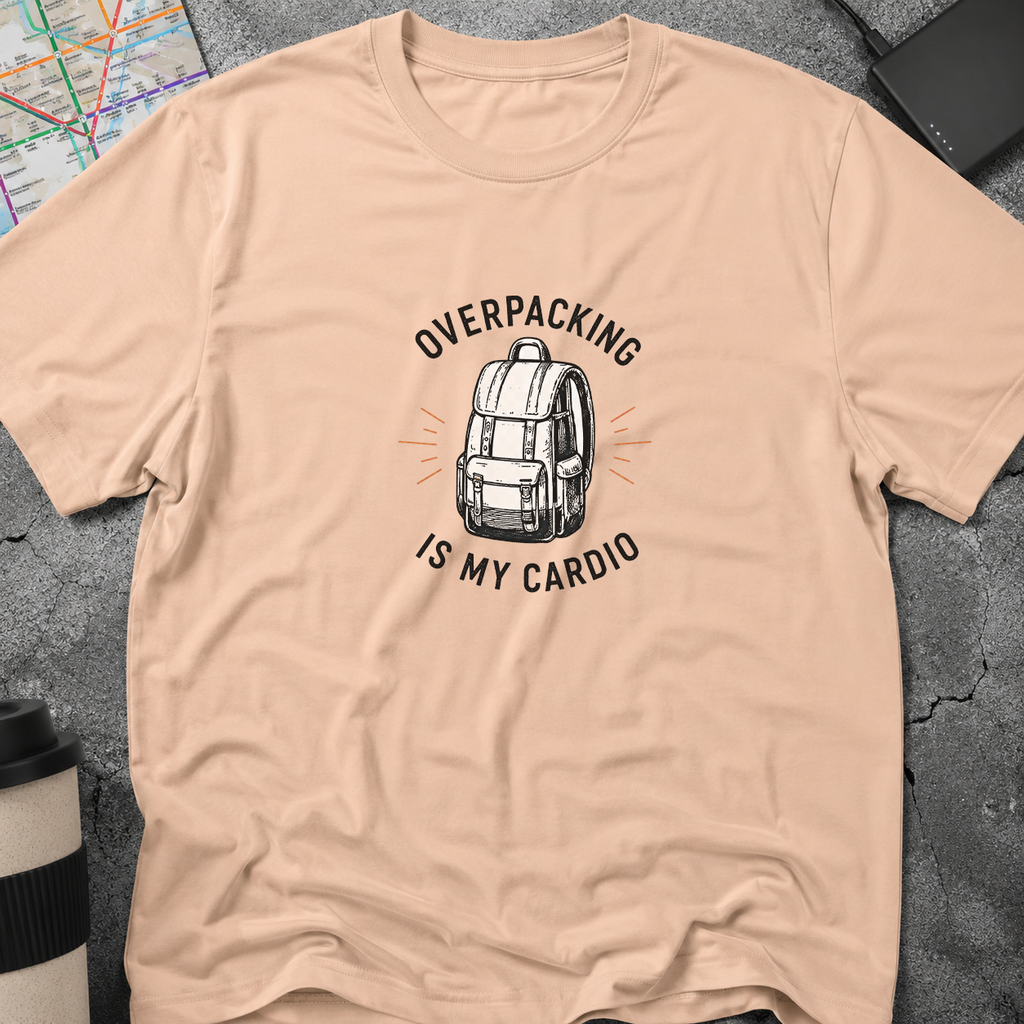Overpacking Is My Cardio Backpack T-Shirt-Shirt
