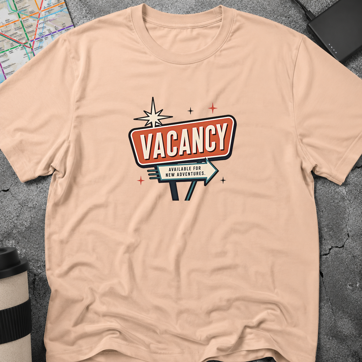 New Adventures Retro Sign T-Shirt
