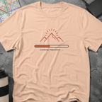 Loading Happiness... Mountain Progress Bar T-Shirt