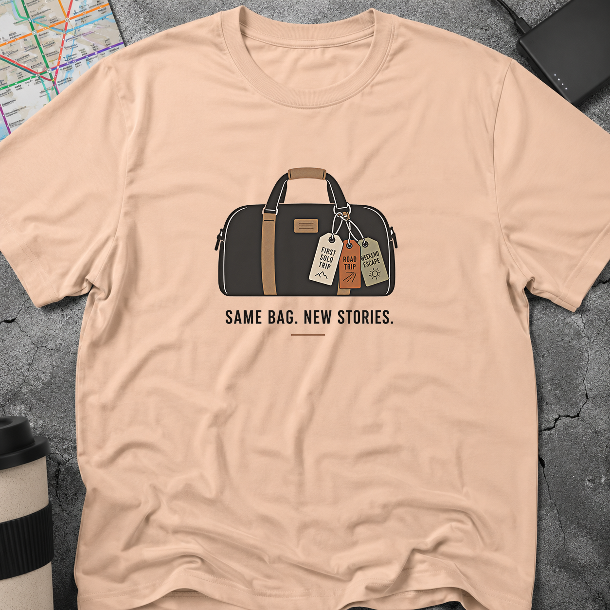Same Bag. New Stories. Duffel Bag T-Shirt