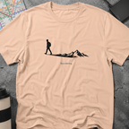 Becoming Hiker Silhouette Mountain Shadow T-Shirt