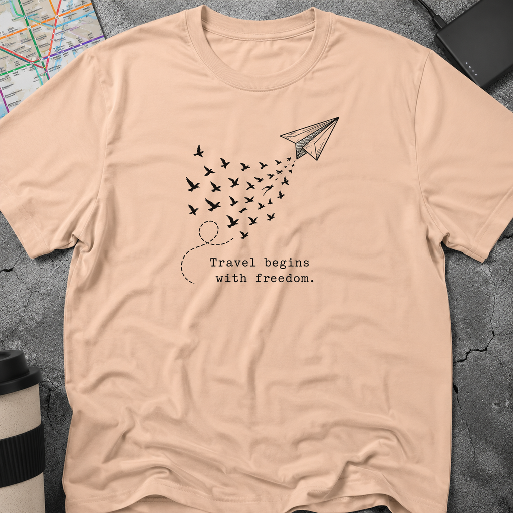 Travel Begins With Freedom T-Shirt