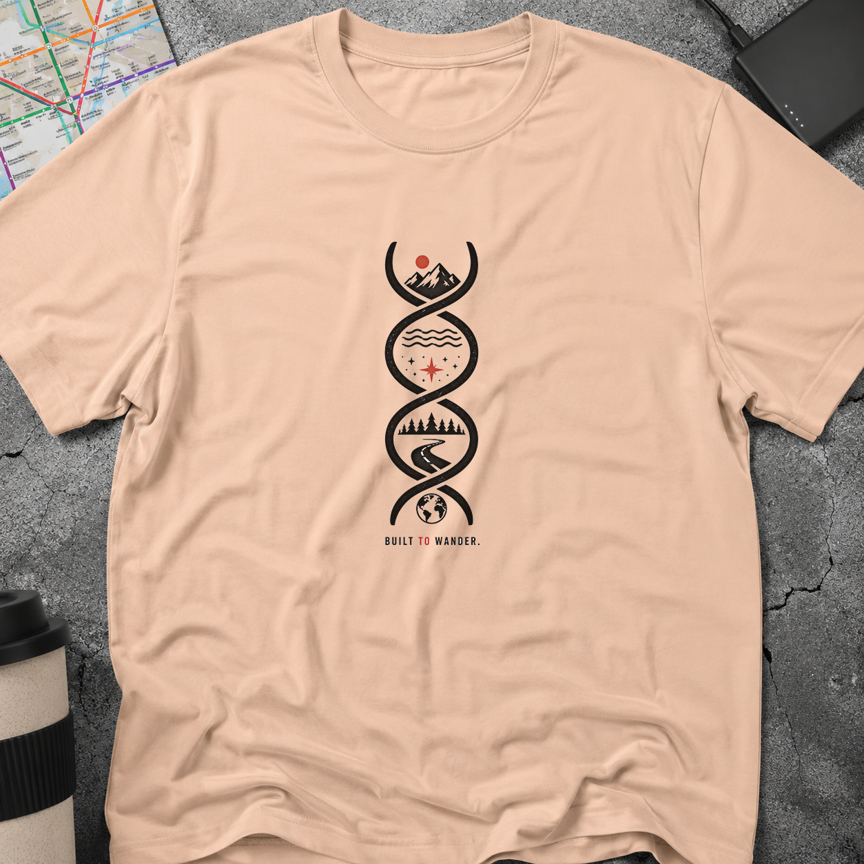 Built To Wander DNA Helix T-Shirt