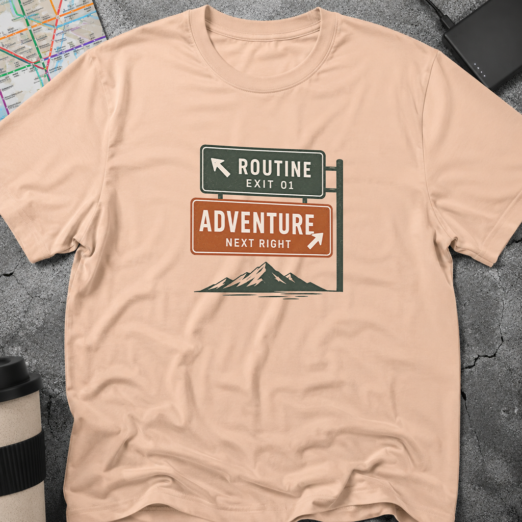 Routine to Adventure T-Shirt